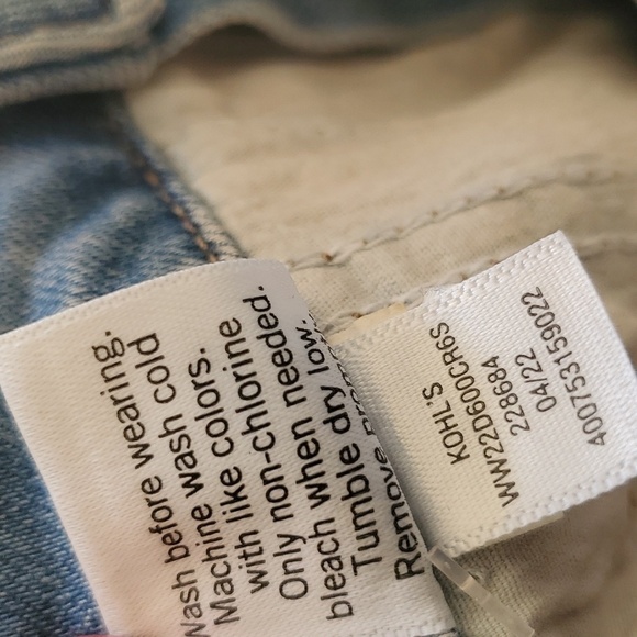 NEW Nine West High-Rise Straight Curvy Slim Jeans Size 14 Short - Picture 8 of 10